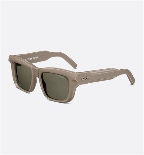 lunette futuriste dior|DiorXplorer S2I Lunettes de soleil rectangulaires beiges .